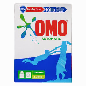 Omo Washing Powder Anti-Bacterial Automatic Front Load 2.25 kg