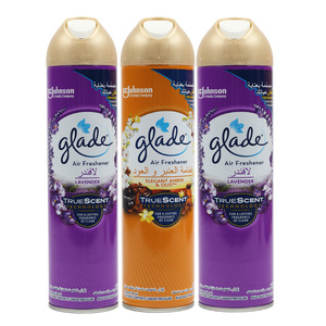 Glade Air Freshener Lavender + Oud Value Pack 3 x 300 ml