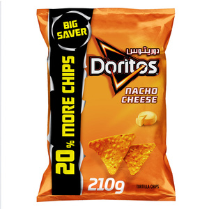 Doritos Nacho Cheese Tortilla Chips 210 g