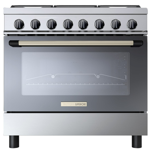 Tecnogas Superiore Sabaf 5 Burner Gas Cooking Range, 90 x 60, TCP396GG52KX