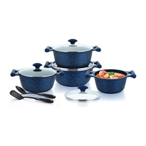 Prestige Granite Cookware Set 10 Pcs Blue PR80999