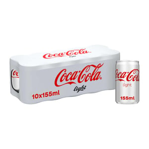 Coca Cola Light Can Value Pack 10 x 155 ml