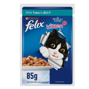 Purina Felix Kitten With Tuna In Jelly Up to 1 Year 85 g