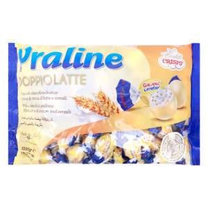 Crispo Praline White Chocolate with Cream and Cereals 1 kg