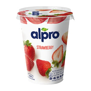 Alpro Strawberry with Rhubarb Yoghurt 500 g