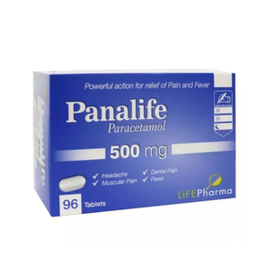 Panalife Paracetamol Tablet 500mg 96 pcs