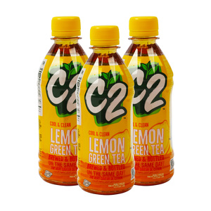 C2 Lemon Green Tea Value Pack 3 x 355 ml