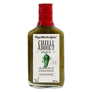 Cape Herb & Spice Chilli Addict Sauce Jalapeno & Coriander 200 ml