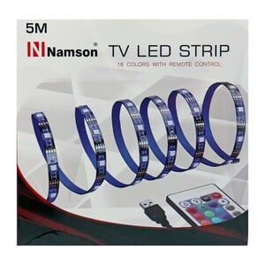 Namson TV LED Strip with Remote Control, 5 m, NA7130