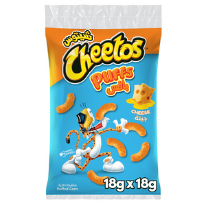 Cheetos Cheese Puffs Corn Snack 18 x 18 g