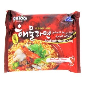 Paldo Seafood Noodles Soup 5 x 120 g