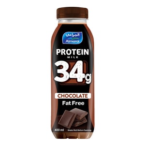 Almarai Chocolate Protein Milk Fat Free 400 ml