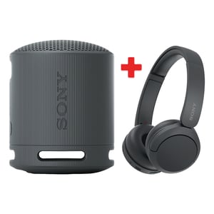 Sony SRS-XB100 Portable Wireless Speaker + Sony WH-CH520 Wireless Headphone Black