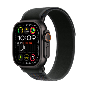 Apple Watch Ultra 2 GPS + Cellular, 49 mm Black Titanium Case with Black Trail Loop - M/L