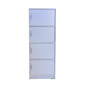 Locker Cabinet 4Door, White