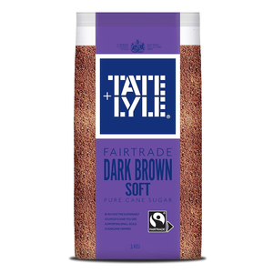 Tate Lyle Fairtrade Dark Brown Soft Pure Cane Sugar 1 kg