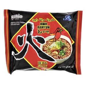 Paldo Hot & Spicy Hwa Ramyun Noodles 5 x 120 g