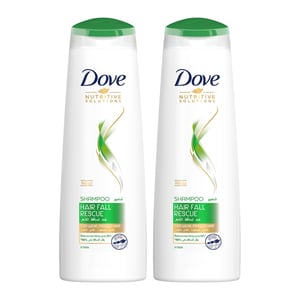 Dove Nutritive Solutions Hair Fall Rescue Shampoo Value Pack 2 x 400 ml