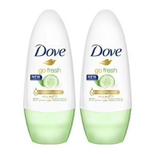 Dove Go Fresh Moisturising Cream Roll On For Women Value Pack 2 x 50 ml