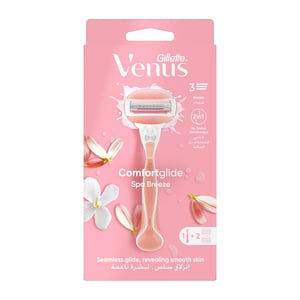 Gillette Venus Comfortglide Spa Breeze 1 Handle + 2 Blades