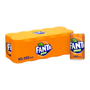 Fanta Orange Can Value Pack 10 x 155 ml