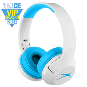 Altec Lansing Kids Wireless ANC Headphones MZX4500 Whiteout Wave Blue