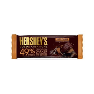 Hershey's Deliciously Darker Milky Chocolate And Cookies Salted Caramel 40 g