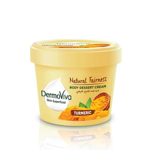 DermoViva Natural Fairness Body Dessert Cream Enriched With Turmeric 140 ml