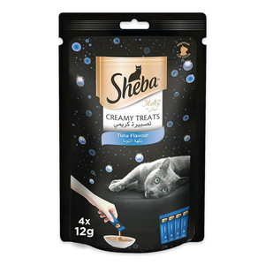 Sheba Creamy Treat Cat Food Tuna Flavour 48 g