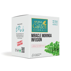 Apurva Garden Miracle Moringa Infusion Tea Bag 42g