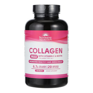 Sunshine Nutrition Collagen Max With Vitamin C & Biotin 120 pcs
