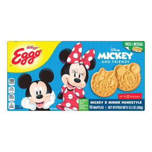 Kellogg's Eggo Mickey & Minnie Homestyle Waffles 10pcs 350 g