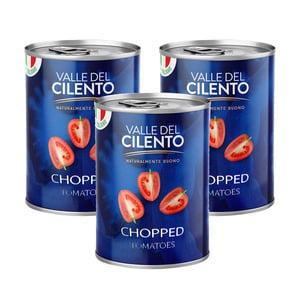 Valle Del Cilento Chopped Tomatoes 3 x 400 g