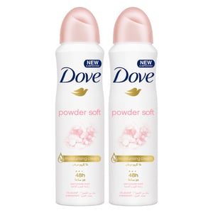 Dove Powder Soft Deodorant Spray For Women Value Pack 2 x 150 ml