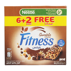 Nestle Fitness Chocolate Cereal Bar 8 x 23.5 g