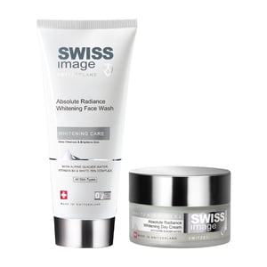 Swiss Image Absolute Radiance Whitening Face Wash 200 ml + Day Cream 50 ml