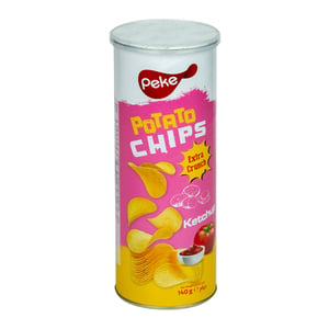 Peke Extra Crunch Ketchup Flavor Potato Chips 140 g
