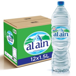 Al Ain Bottled Drinking Water 12 x 1.5 Litres