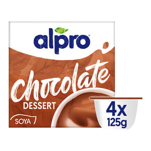 Alpro Smooth Chocolate Soya Dessert 4 x 125 g