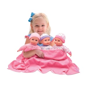 Toy Pro Battery Operated baby Amoura lovable Triplets 36cm 3883