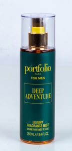 Portfolio Deep Adventure Luxury Fragrance Mist For Men 250ml