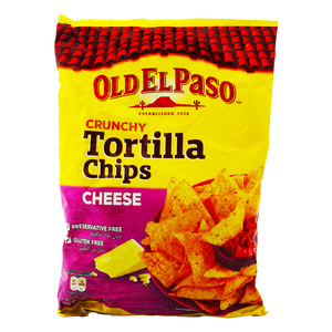 Old El Paso Crunchy Tortilla Chips Cheese Value Pack 185 g