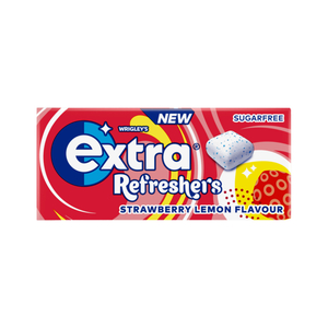 Wrigley's Extra Refreshers Strawberry, Lemon Flavour Sugar Free Gum 15.6 g