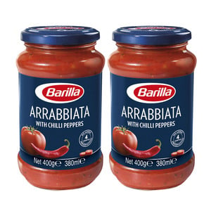 Barilla Arrabbiata Tomato Sauce With Chilli Peppers 2 x 400 g