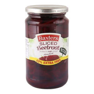 Baxters Sliced Beetroot Pickled In Malt Vinegar 340 g