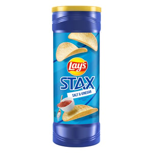 Lay's Gluten Free Stax Salt & Vinegar Potato Crisps 155.9 g