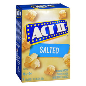 Act II Salted Microwave Popcorn 255 g