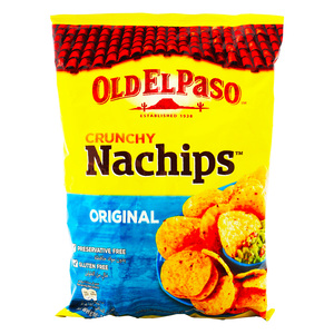 Old El Paso Crunchy Nachips Original Value Pack 185 g