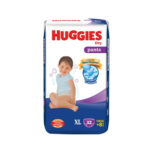 Huggies Dry Pants Super Jumpo Pack XL 32's
