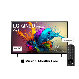 LG 65 Inch QNED MiniLED 65QNED90T6A 4K Smart TV AI Magic remote HDR10 webOS24, 2024